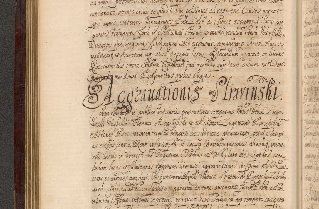 Zdjęcie nr 175 dla obiektu archiwalnego: Acta actorum episcopalium R. D. Andreae Trzebicki ab anno 1670 ad annum 1675 mensem Martinum acticatorum Volumen V