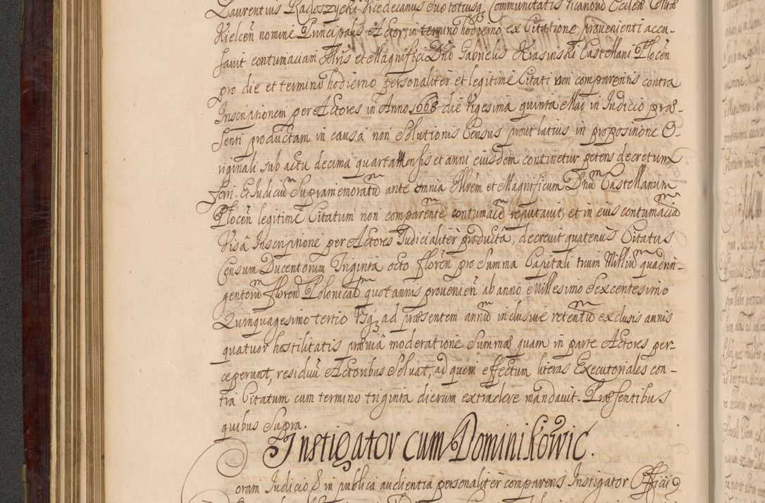 Zdjęcie nr 125 dla obiektu archiwalnego: Acta actorum episcopalium R. D. Andreae Trzebicki ab anno 1670 ad annum 1675 mensem Martinum acticatorum Volumen V