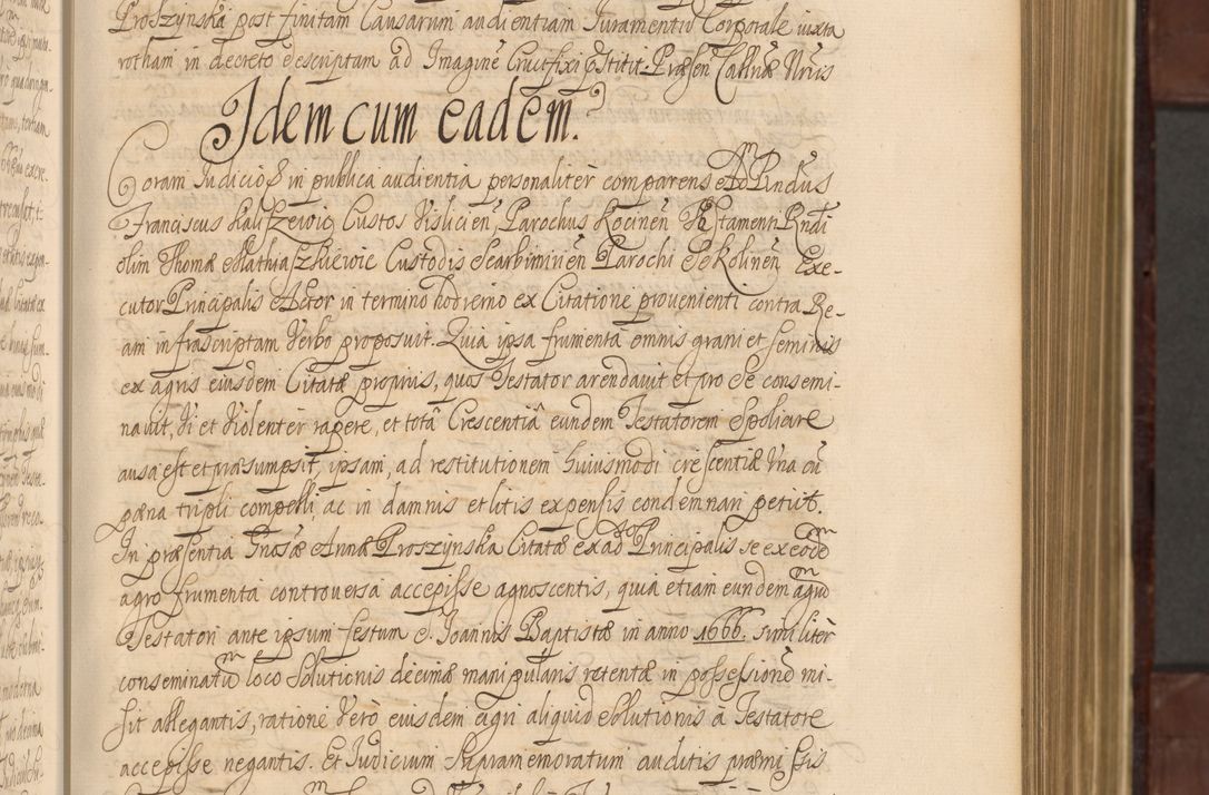 Zdjęcie nr 120 dla obiektu archiwalnego: Acta actorum episcopalium R. D. Andreae Trzebicki ab anno 1670 ad annum 1675 mensem Martinum acticatorum Volumen V