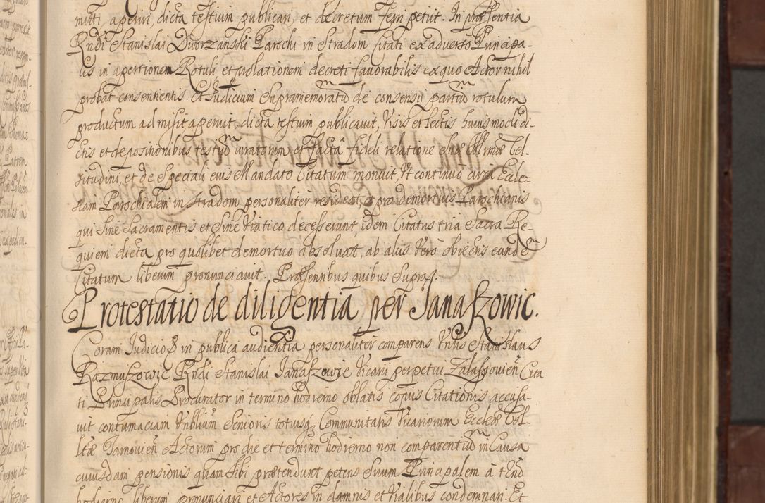 Zdjęcie nr 116 dla obiektu archiwalnego: Acta actorum episcopalium R. D. Andreae Trzebicki ab anno 1670 ad annum 1675 mensem Martinum acticatorum Volumen V