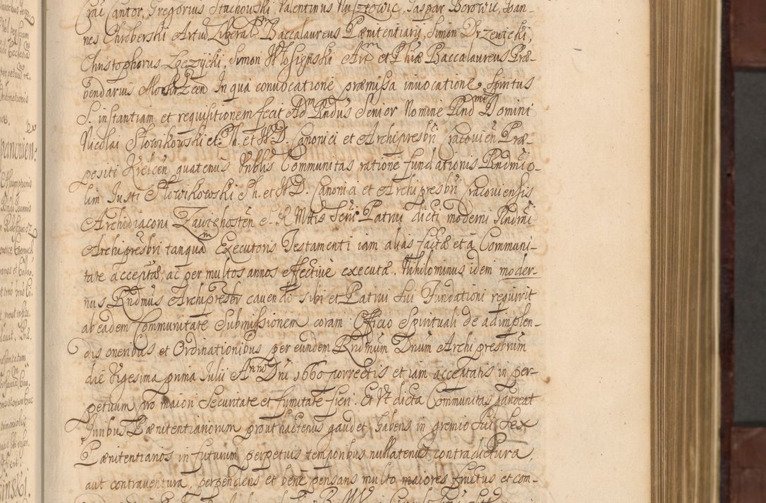 Zdjęcie nr 100 dla obiektu archiwalnego: Acta actorum episcopalium R. D. Andreae Trzebicki ab anno 1670 ad annum 1675 mensem Martinum acticatorum Volumen V