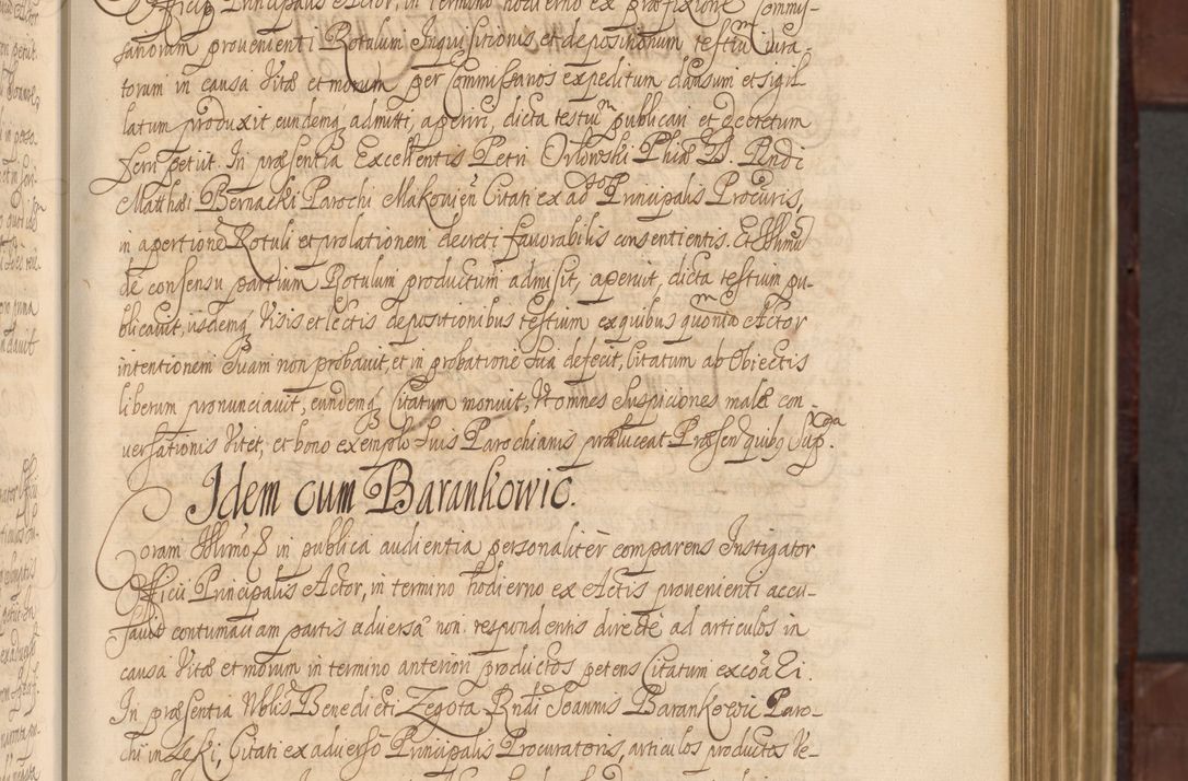 Zdjęcie nr 96 dla obiektu archiwalnego: Acta actorum episcopalium R. D. Andreae Trzebicki ab anno 1670 ad annum 1675 mensem Martinum acticatorum Volumen V