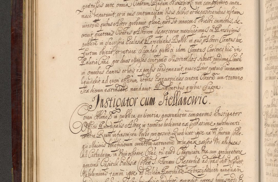 Zdjęcie nr 93 dla obiektu archiwalnego: Acta actorum episcopalium R. D. Andreae Trzebicki ab anno 1670 ad annum 1675 mensem Martinum acticatorum Volumen V
