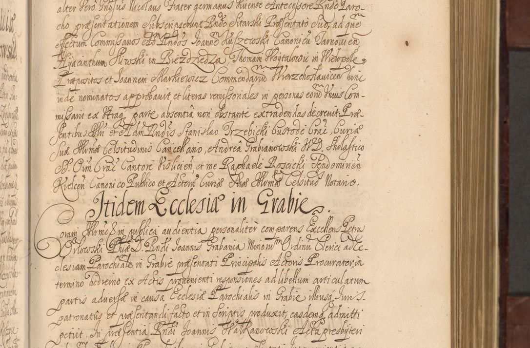 Zdjęcie nr 90 dla obiektu archiwalnego: Acta actorum episcopalium R. D. Andreae Trzebicki ab anno 1670 ad annum 1675 mensem Martinum acticatorum Volumen V