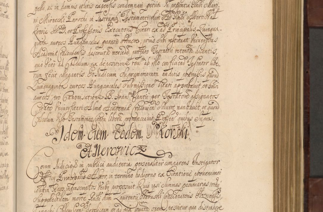 Zdjęcie nr 84 dla obiektu archiwalnego: Acta actorum episcopalium R. D. Andreae Trzebicki ab anno 1670 ad annum 1675 mensem Martinum acticatorum Volumen V