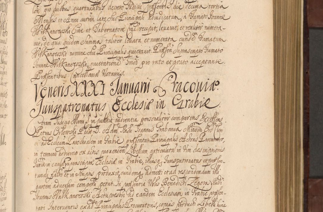 Zdjęcie nr 74 dla obiektu archiwalnego: Acta actorum episcopalium R. D. Andreae Trzebicki ab anno 1670 ad annum 1675 mensem Martinum acticatorum Volumen V