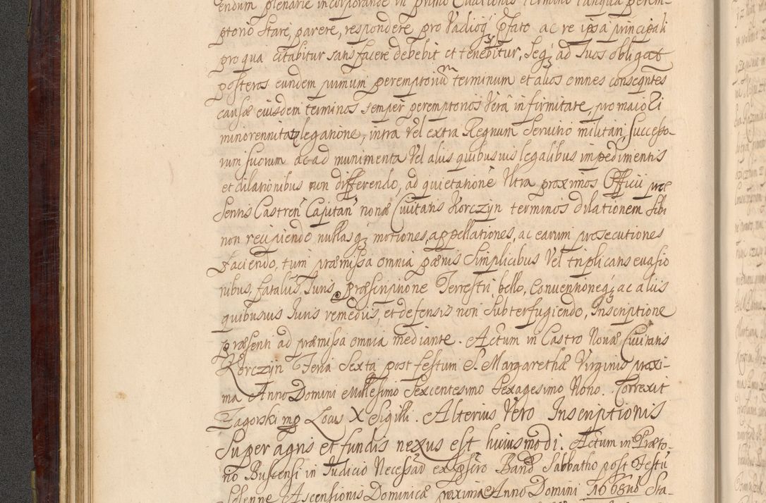 Zdjęcie nr 61 dla obiektu archiwalnego: Acta actorum episcopalium R. D. Andreae Trzebicki ab anno 1670 ad annum 1675 mensem Martinum acticatorum Volumen V