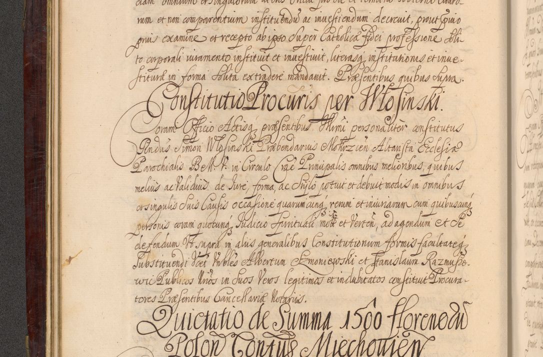 Zdjęcie nr 45 dla obiektu archiwalnego: Acta actorum episcopalium R. D. Andreae Trzebicki ab anno 1670 ad annum 1675 mensem Martinum acticatorum Volumen V