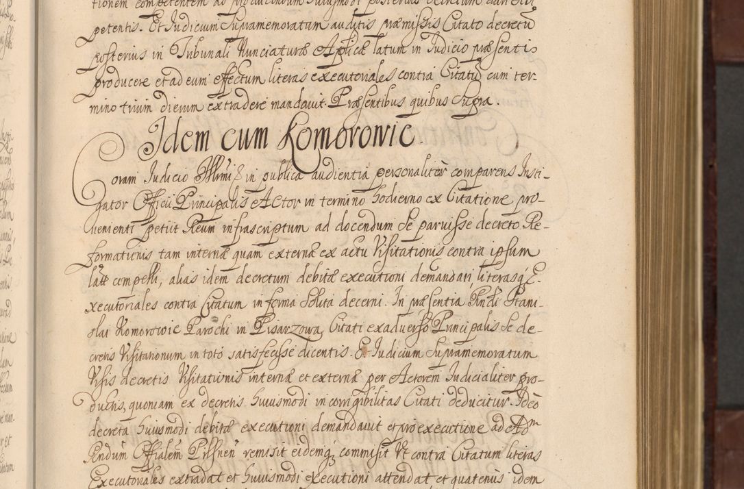 Zdjęcie nr 44 dla obiektu archiwalnego: Acta actorum episcopalium R. D. Andreae Trzebicki ab anno 1670 ad annum 1675 mensem Martinum acticatorum Volumen V
