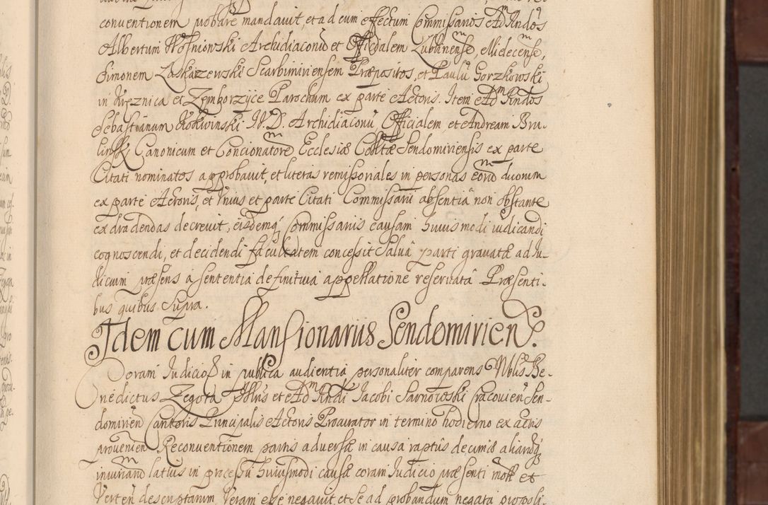 Zdjęcie nr 40 dla obiektu archiwalnego: Acta actorum episcopalium R. D. Andreae Trzebicki ab anno 1670 ad annum 1675 mensem Martinum acticatorum Volumen V