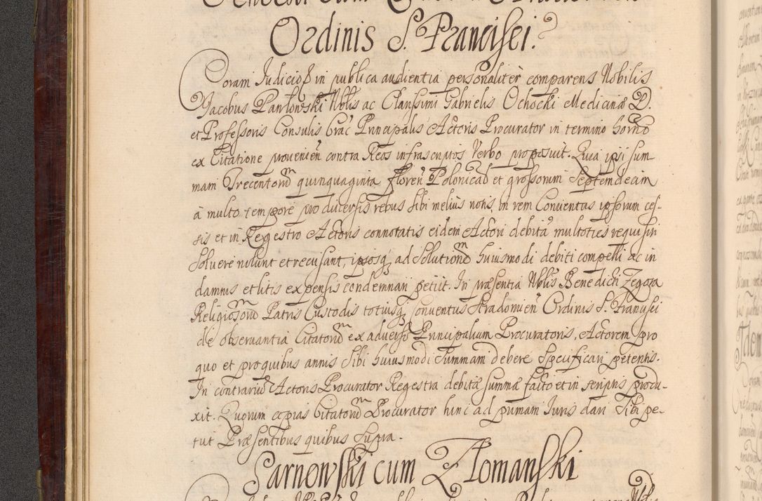 Zdjęcie nr 39 dla obiektu archiwalnego: Acta actorum episcopalium R. D. Andreae Trzebicki ab anno 1670 ad annum 1675 mensem Martinum acticatorum Volumen V