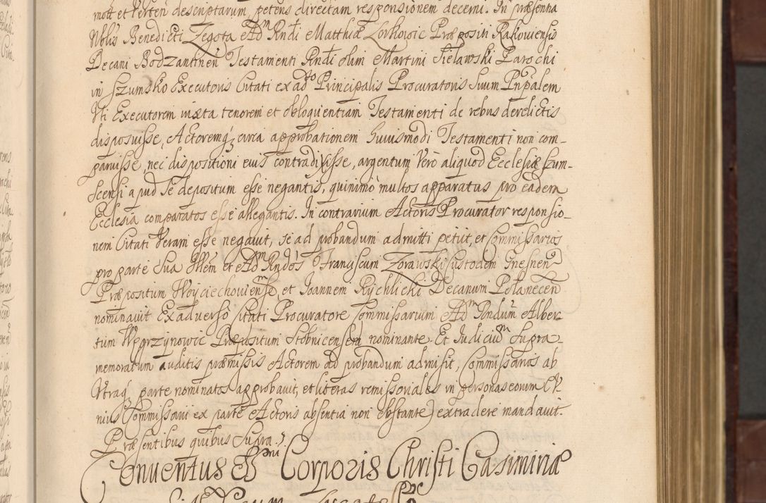 Zdjęcie nr 36 dla obiektu archiwalnego: Acta actorum episcopalium R. D. Andreae Trzebicki ab anno 1670 ad annum 1675 mensem Martinum acticatorum Volumen V