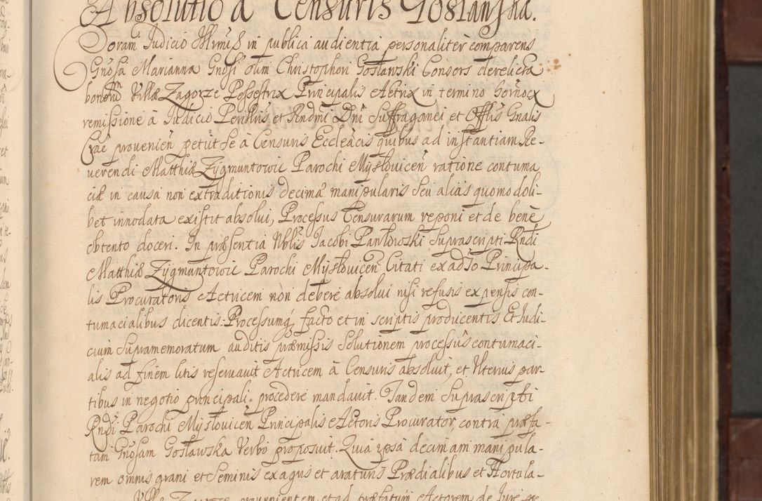 Zdjęcie nr 34 dla obiektu archiwalnego: Acta actorum episcopalium R. D. Andreae Trzebicki ab anno 1670 ad annum 1675 mensem Martinum acticatorum Volumen V