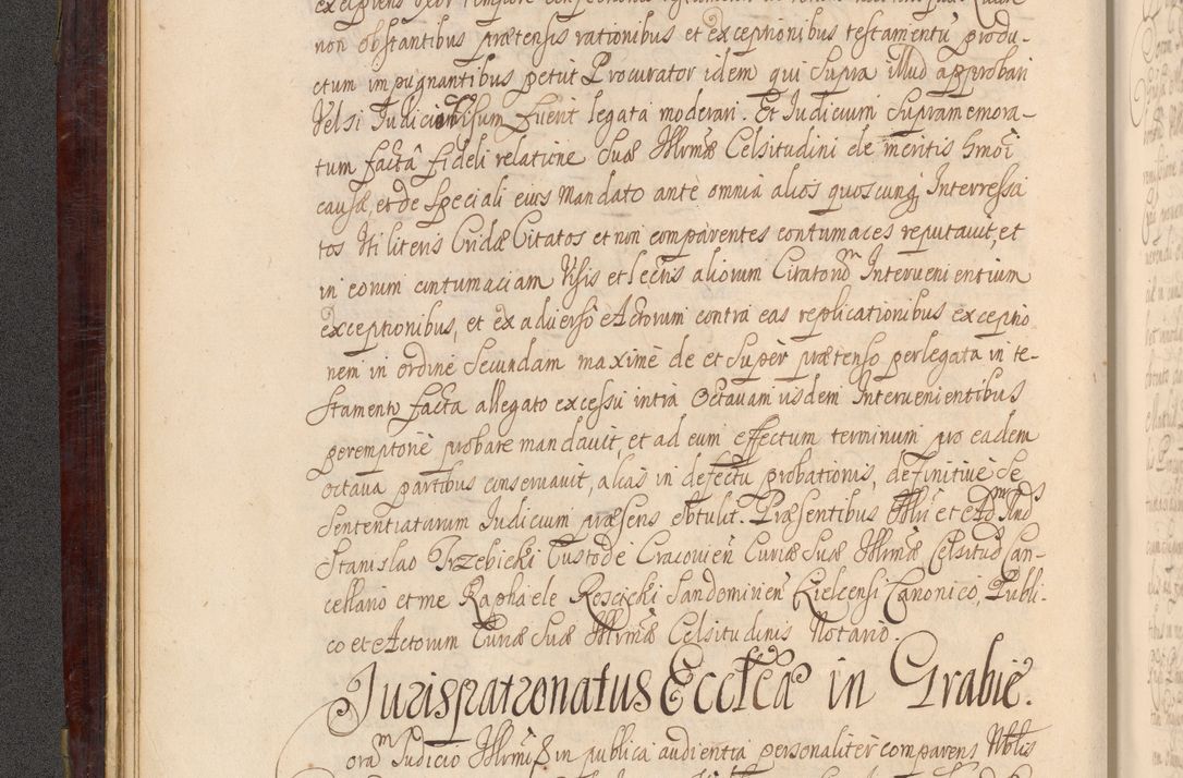 Zdjęcie nr 33 dla obiektu archiwalnego: Acta actorum episcopalium R. D. Andreae Trzebicki ab anno 1670 ad annum 1675 mensem Martinum acticatorum Volumen V