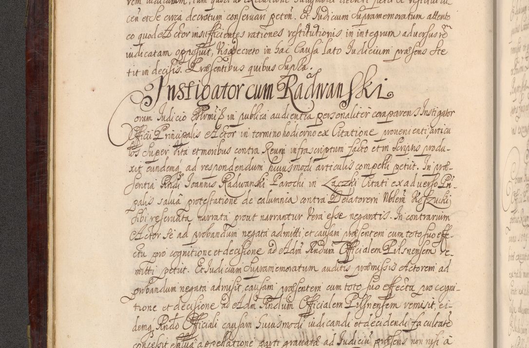 Zdjęcie nr 21 dla obiektu archiwalnego: Acta actorum episcopalium R. D. Andreae Trzebicki ab anno 1670 ad annum 1675 mensem Martinum acticatorum Volumen V