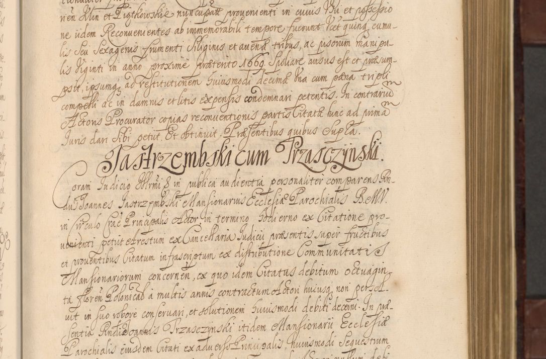 Zdjęcie nr 16 dla obiektu archiwalnego: Acta actorum episcopalium R. D. Andreae Trzebicki ab anno 1670 ad annum 1675 mensem Martinum acticatorum Volumen V