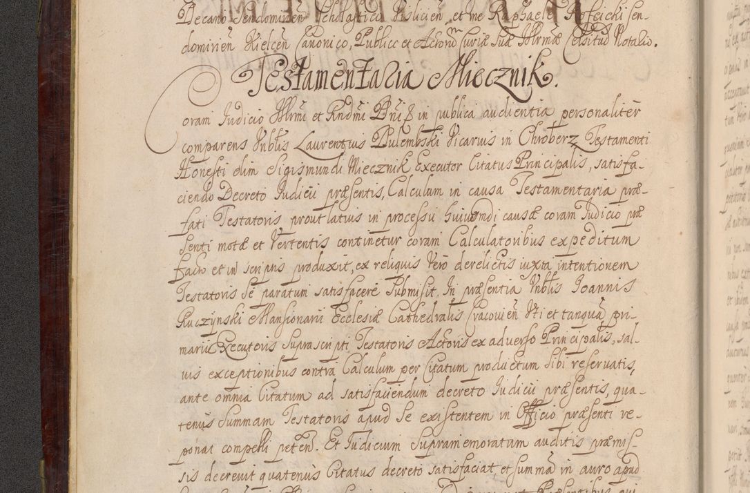 Zdjęcie nr 9 dla obiektu archiwalnego: Acta actorum episcopalium R. D. Andreae Trzebicki ab anno 1670 ad annum 1675 mensem Martinum acticatorum Volumen V