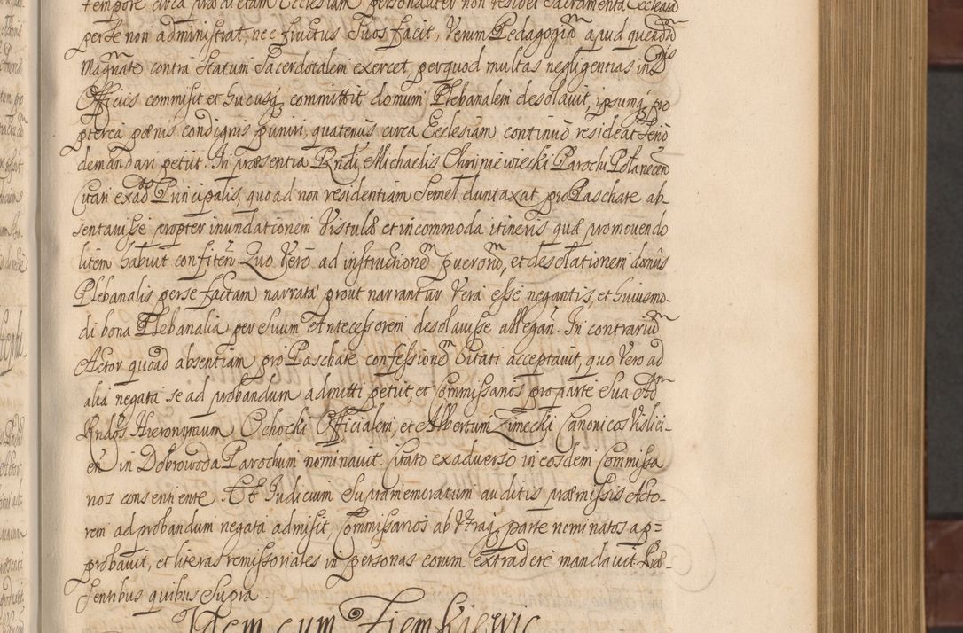 Zdjęcie nr 206 dla obiektu archiwalnego: Acta actorum episcopalium R. D. Andreae Trzebicki ab anno 1670 ad annum 1675 mensem Martinum acticatorum Volumen V