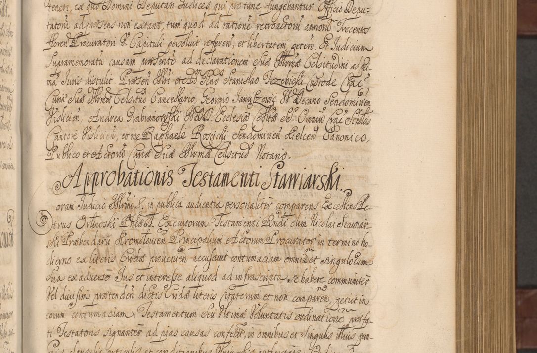 Zdjęcie nr 208 dla obiektu archiwalnego: Acta actorum episcopalium R. D. Andreae Trzebicki ab anno 1670 ad annum 1675 mensem Martinum acticatorum Volumen V