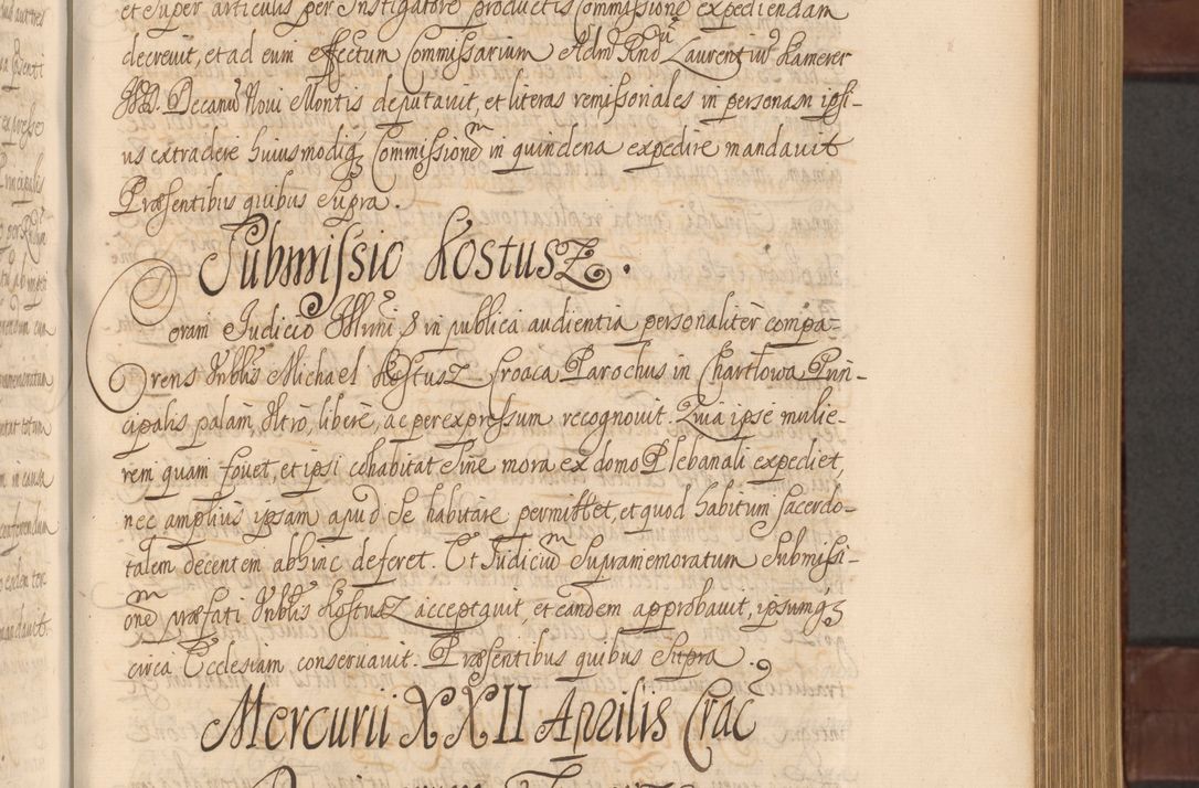 Zdjęcie nr 402 dla obiektu archiwalnego: Acta actorum episcopalium R. D. Andreae Trzebicki ab anno 1670 ad annum 1675 mensem Martinum acticatorum Volumen V