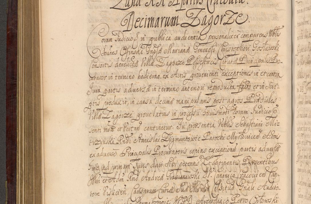 Zdjęcie nr 399 dla obiektu archiwalnego: Acta actorum episcopalium R. D. Andreae Trzebicki ab anno 1670 ad annum 1675 mensem Martinum acticatorum Volumen V