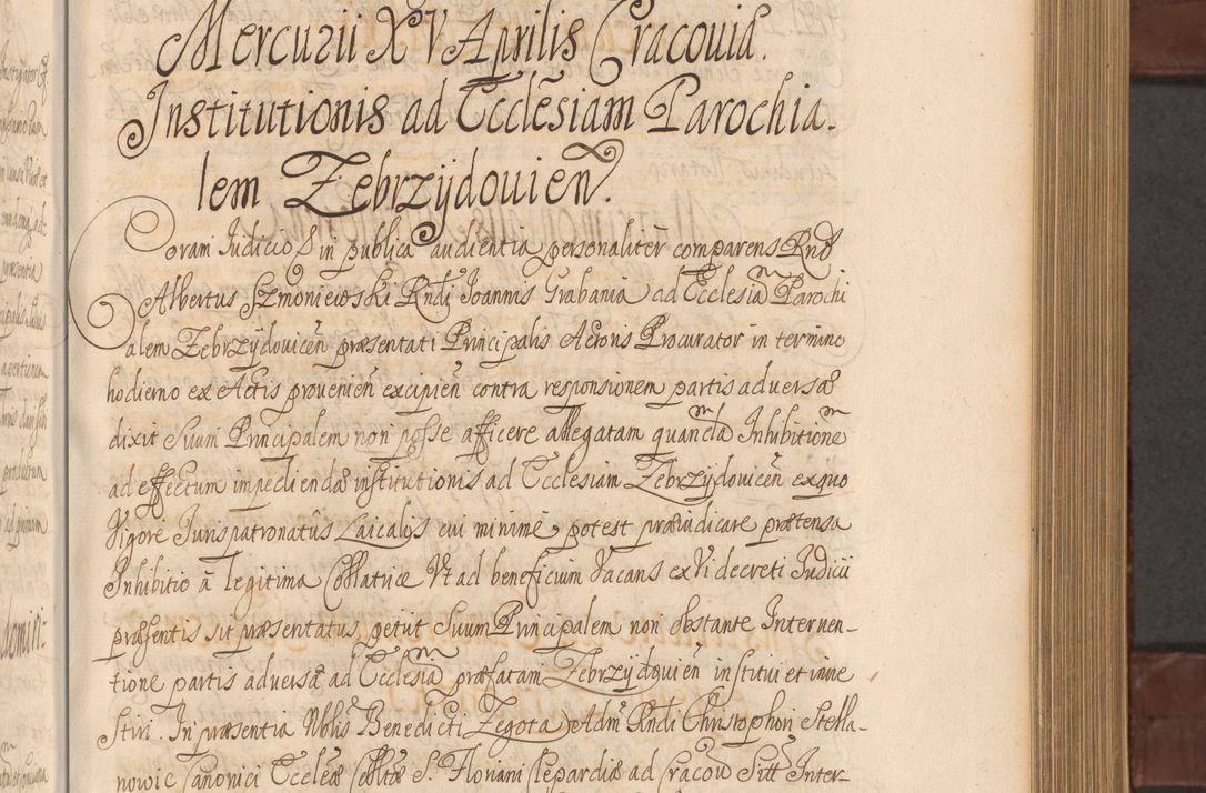 Zdjęcie nr 380 dla obiektu archiwalnego: Acta actorum episcopalium R. D. Andreae Trzebicki ab anno 1670 ad annum 1675 mensem Martinum acticatorum Volumen V
