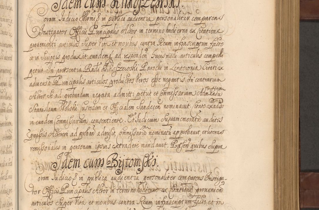 Zdjęcie nr 378 dla obiektu archiwalnego: Acta actorum episcopalium R. D. Andreae Trzebicki ab anno 1670 ad annum 1675 mensem Martinum acticatorum Volumen V