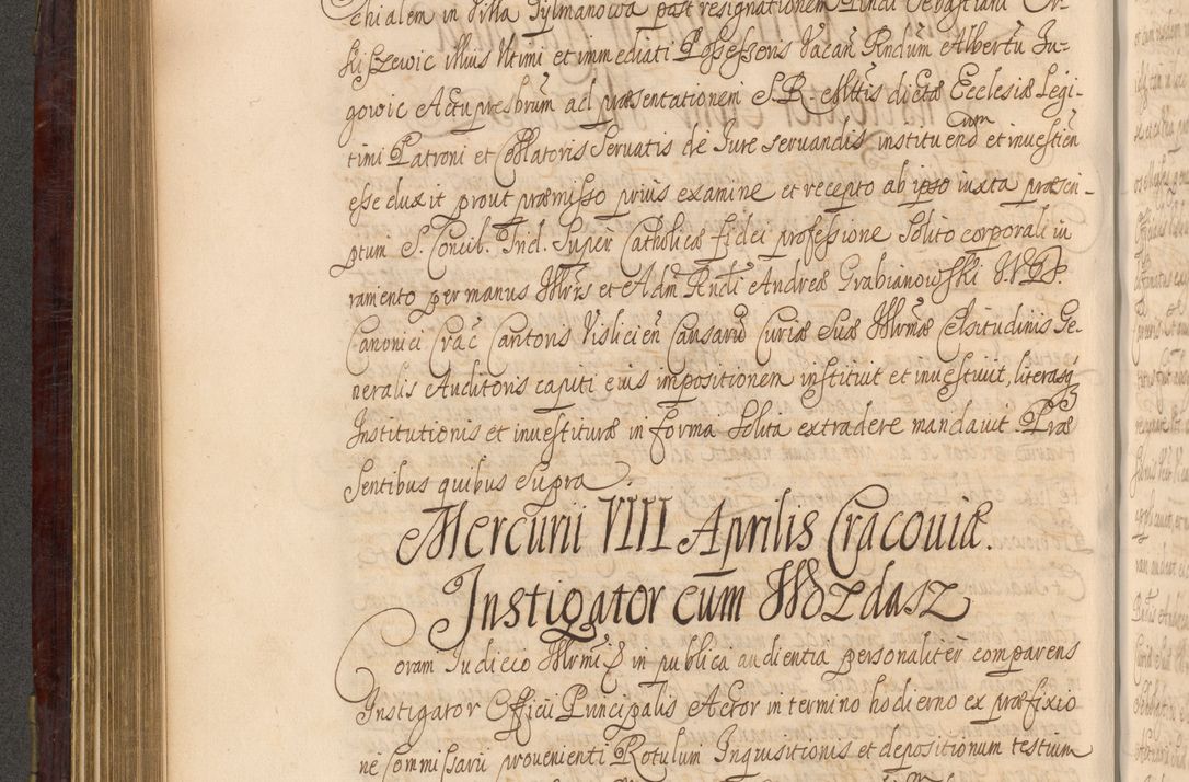 Zdjęcie nr 363 dla obiektu archiwalnego: Acta actorum episcopalium R. D. Andreae Trzebicki ab anno 1670 ad annum 1675 mensem Martinum acticatorum Volumen V