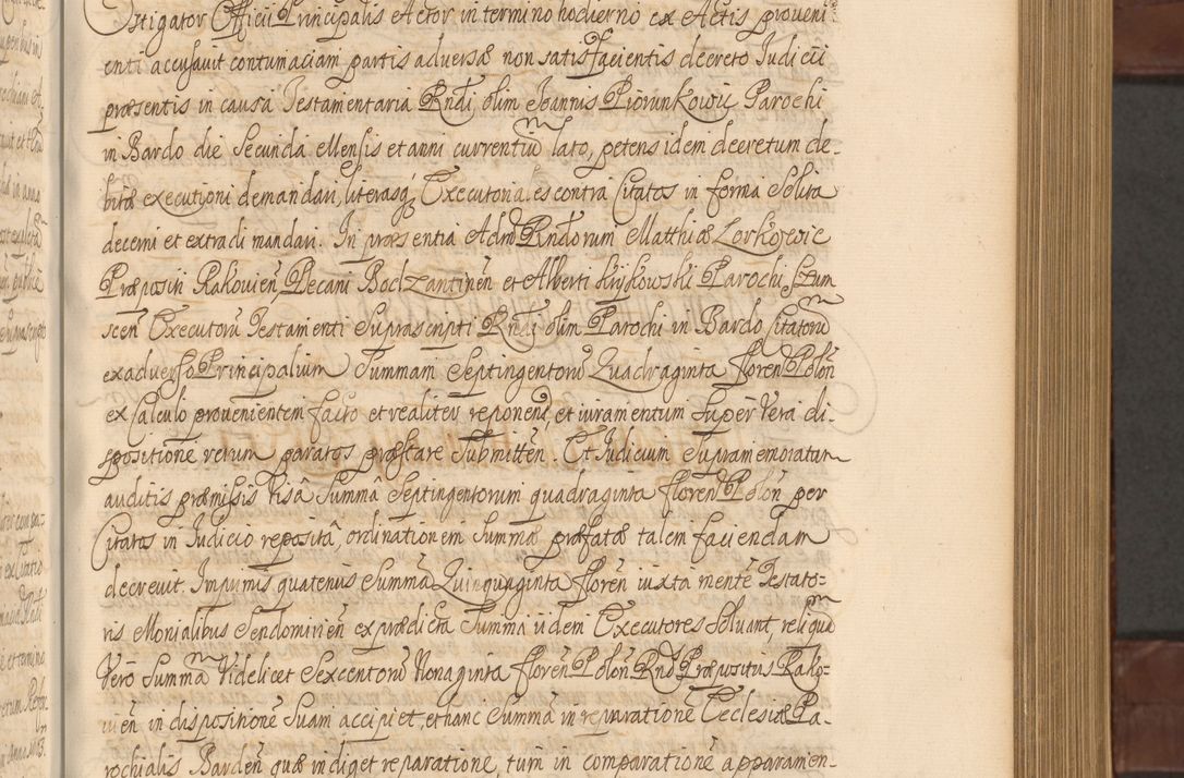 Zdjęcie nr 358 dla obiektu archiwalnego: Acta actorum episcopalium R. D. Andreae Trzebicki ab anno 1670 ad annum 1675 mensem Martinum acticatorum Volumen V