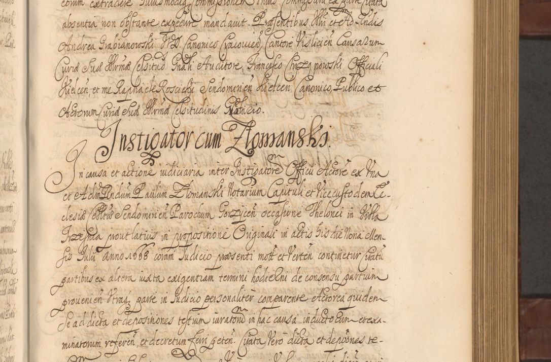 Zdjęcie nr 342 dla obiektu archiwalnego: Acta actorum episcopalium R. D. Andreae Trzebicki ab anno 1670 ad annum 1675 mensem Martinum acticatorum Volumen V