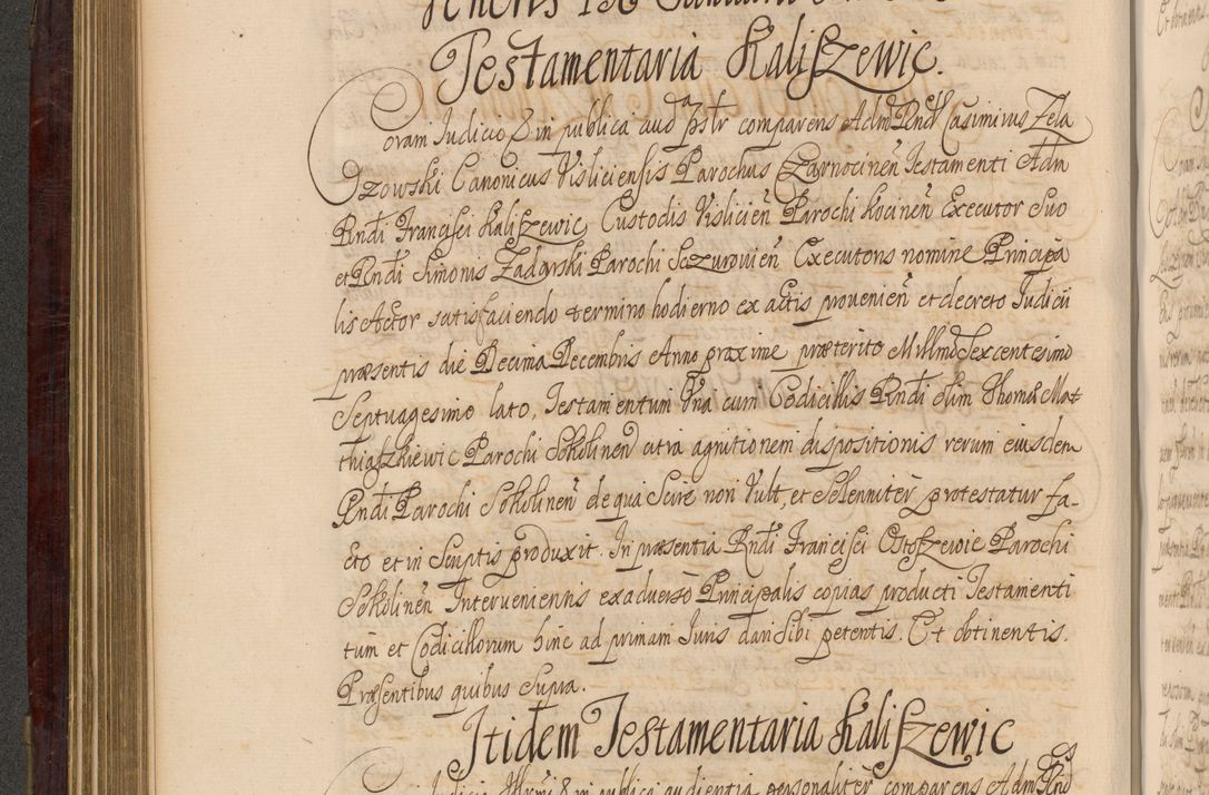 Zdjęcie nr 299 dla obiektu archiwalnego: Acta actorum episcopalium R. D. Andreae Trzebicki ab anno 1670 ad annum 1675 mensem Martinum acticatorum Volumen V