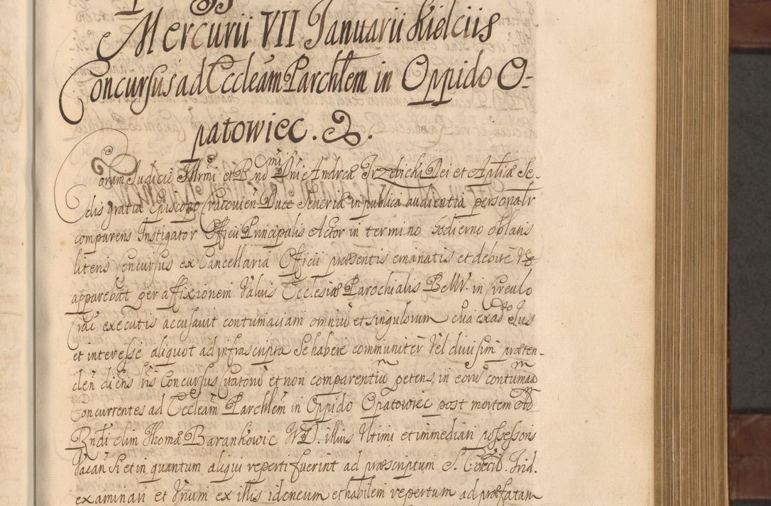 Zdjęcie nr 294 dla obiektu archiwalnego: Acta actorum episcopalium R. D. Andreae Trzebicki ab anno 1670 ad annum 1675 mensem Martinum acticatorum Volumen V