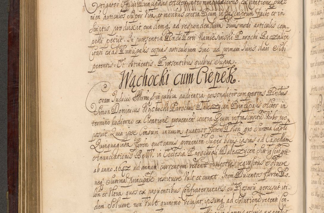 Zdjęcie nr 297 dla obiektu archiwalnego: Acta actorum episcopalium R. D. Andreae Trzebicki ab anno 1670 ad annum 1675 mensem Martinum acticatorum Volumen V