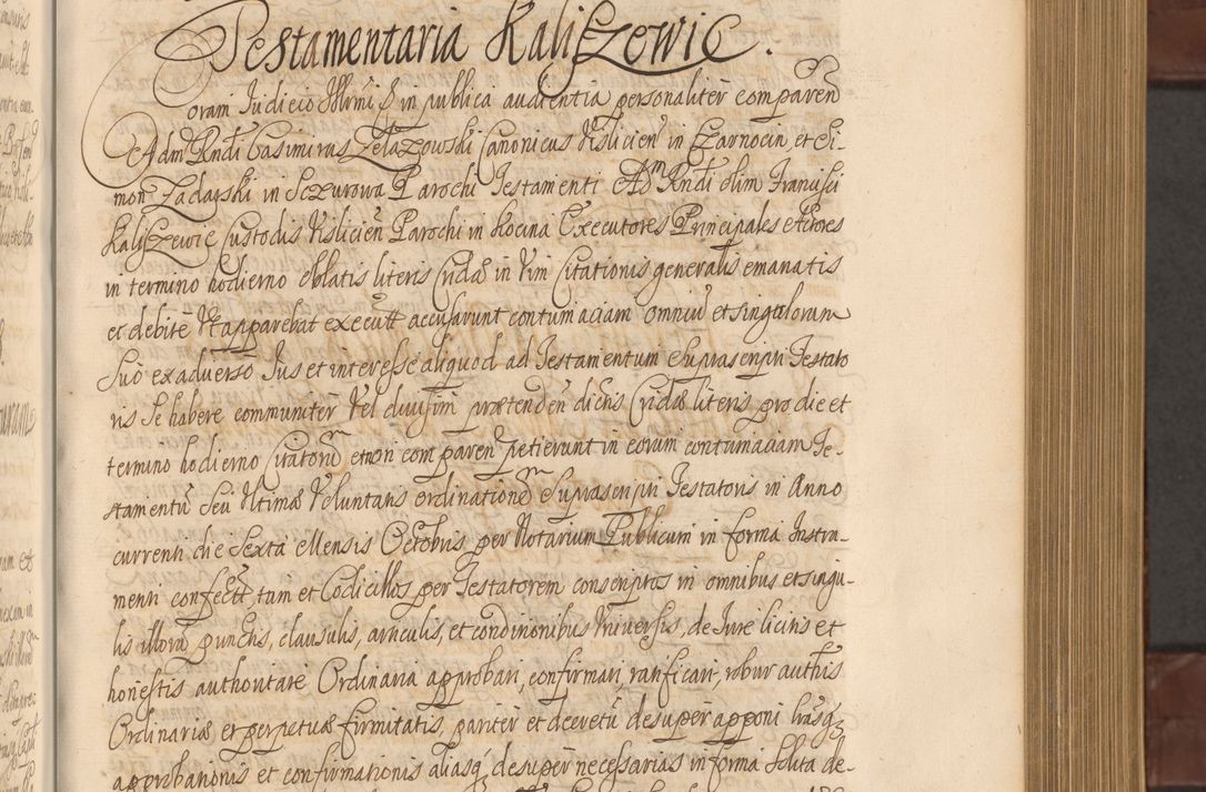 Zdjęcie nr 278 dla obiektu archiwalnego: Acta actorum episcopalium R. D. Andreae Trzebicki ab anno 1670 ad annum 1675 mensem Martinum acticatorum Volumen V
