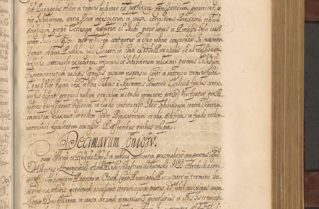 Zdjęcie nr 260 dla obiektu archiwalnego: Acta actorum episcopalium R. D. Andreae Trzebicki ab anno 1670 ad annum 1675 mensem Martinum acticatorum Volumen V
