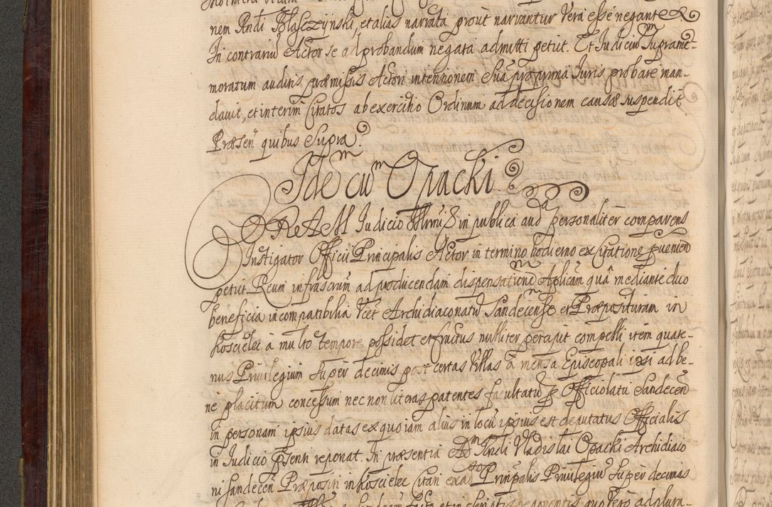 Zdjęcie nr 255 dla obiektu archiwalnego: Acta actorum episcopalium R. D. Andreae Trzebicki ab anno 1670 ad annum 1675 mensem Martinum acticatorum Volumen V