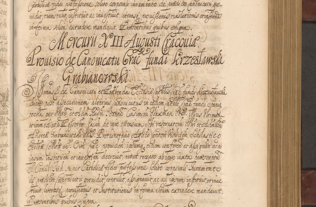 Zdjęcie nr 248 dla obiektu archiwalnego: Acta actorum episcopalium R. D. Andreae Trzebicki ab anno 1670 ad annum 1675 mensem Martinum acticatorum Volumen V