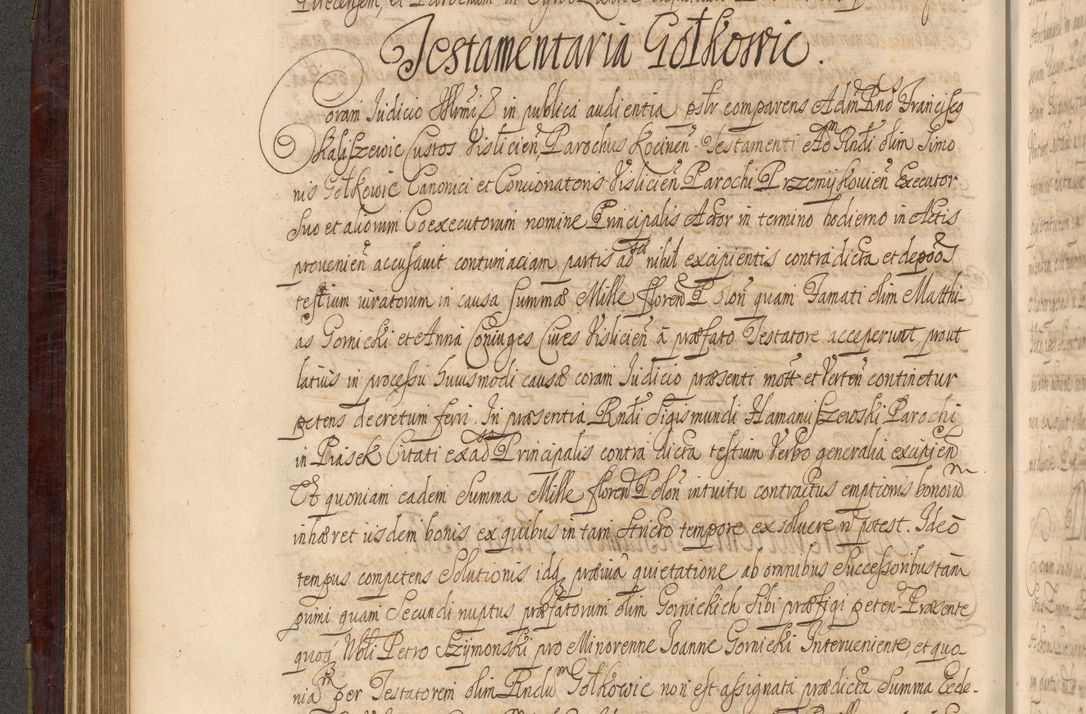 Zdjęcie nr 243 dla obiektu archiwalnego: Acta actorum episcopalium R. D. Andreae Trzebicki ab anno 1670 ad annum 1675 mensem Martinum acticatorum Volumen V