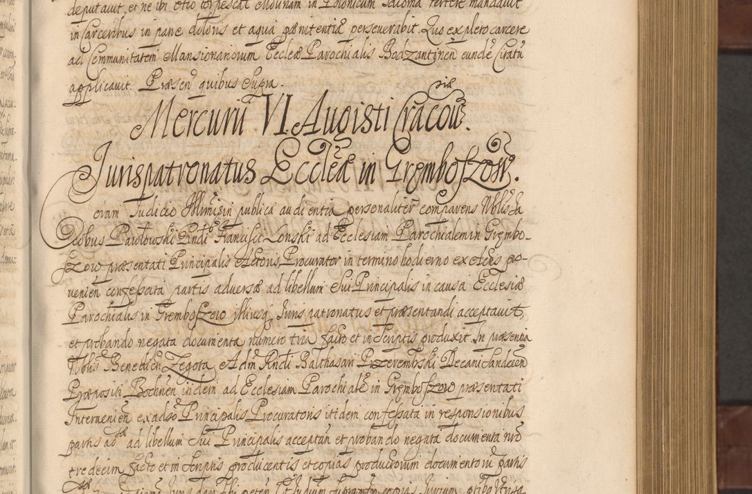 Zdjęcie nr 246 dla obiektu archiwalnego: Acta actorum episcopalium R. D. Andreae Trzebicki ab anno 1670 ad annum 1675 mensem Martinum acticatorum Volumen V