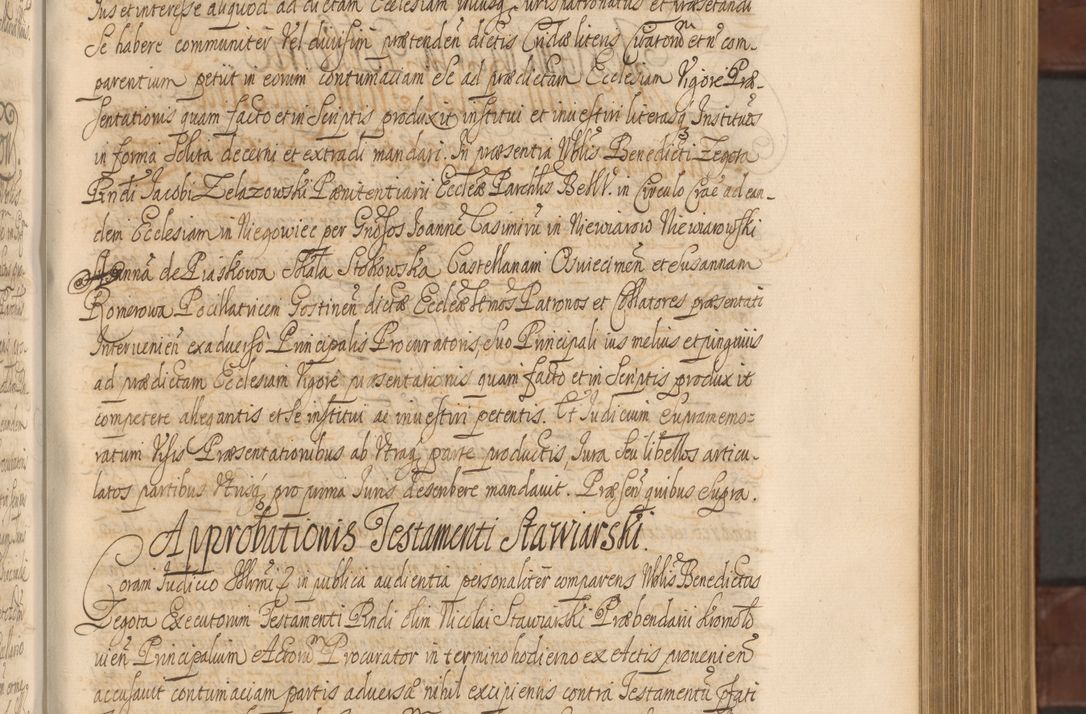 Zdjęcie nr 242 dla obiektu archiwalnego: Acta actorum episcopalium R. D. Andreae Trzebicki ab anno 1670 ad annum 1675 mensem Martinum acticatorum Volumen V
