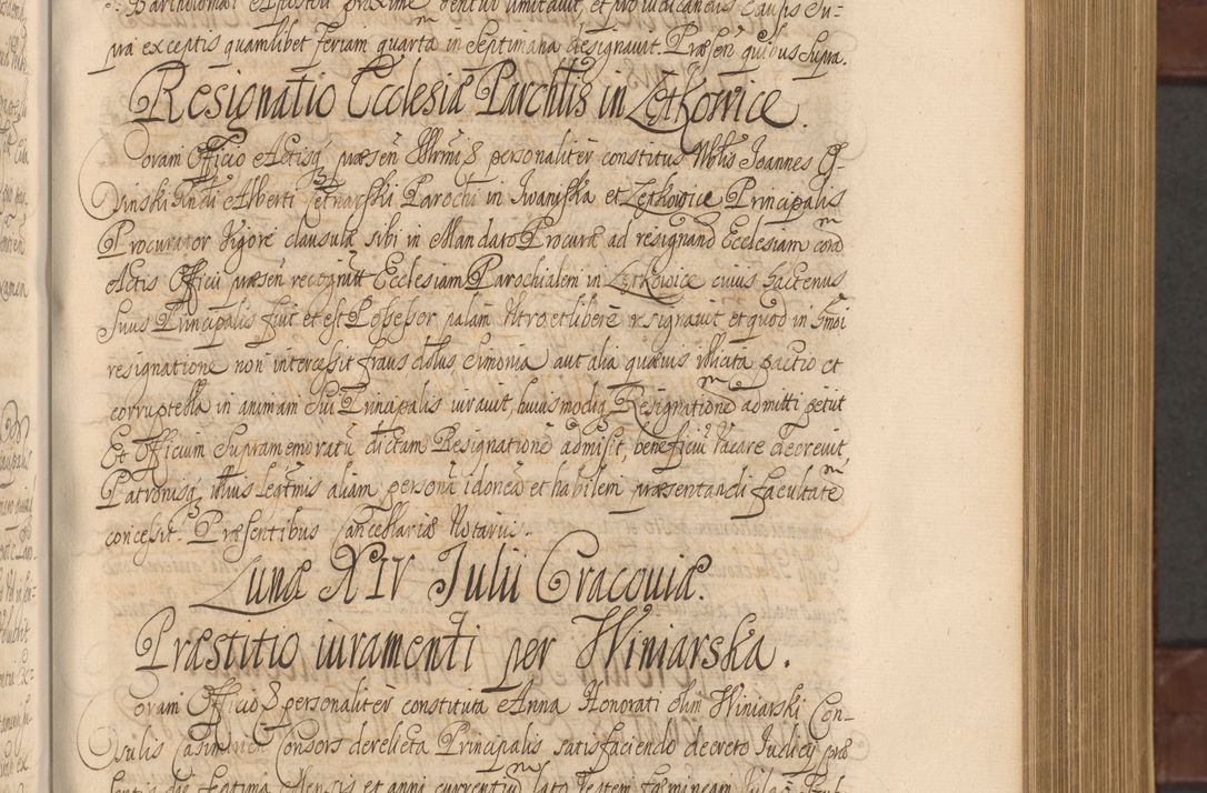 Zdjęcie nr 232 dla obiektu archiwalnego: Acta actorum episcopalium R. D. Andreae Trzebicki ab anno 1670 ad annum 1675 mensem Martinum acticatorum Volumen V