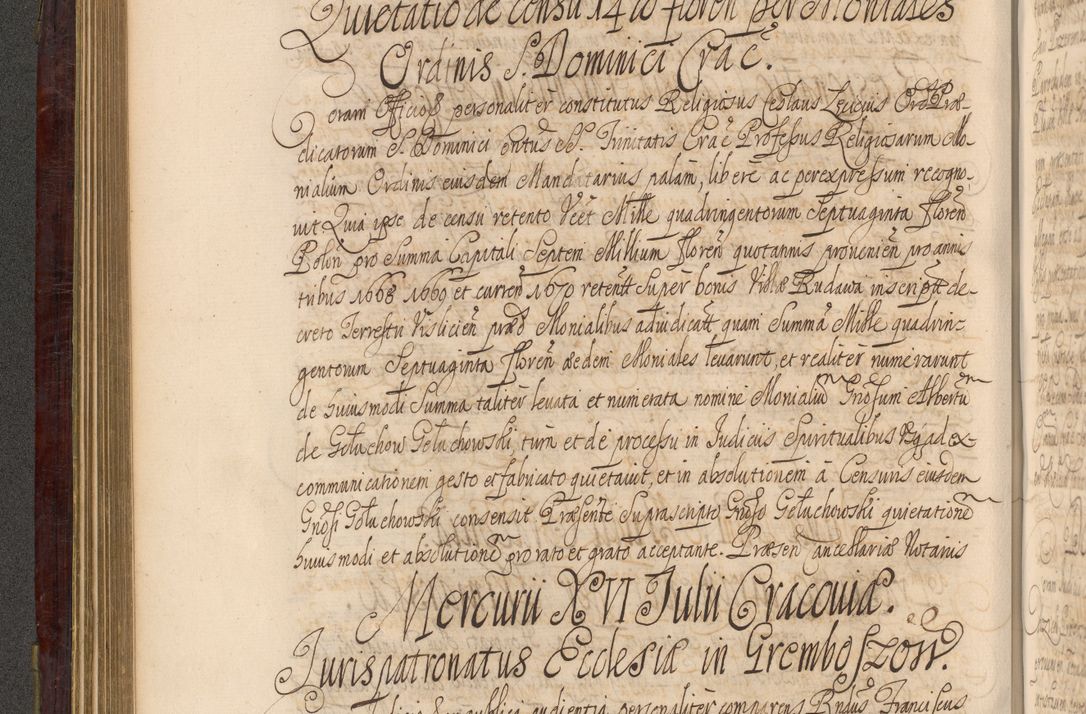 Zdjęcie nr 233 dla obiektu archiwalnego: Acta actorum episcopalium R. D. Andreae Trzebicki ab anno 1670 ad annum 1675 mensem Martinum acticatorum Volumen V