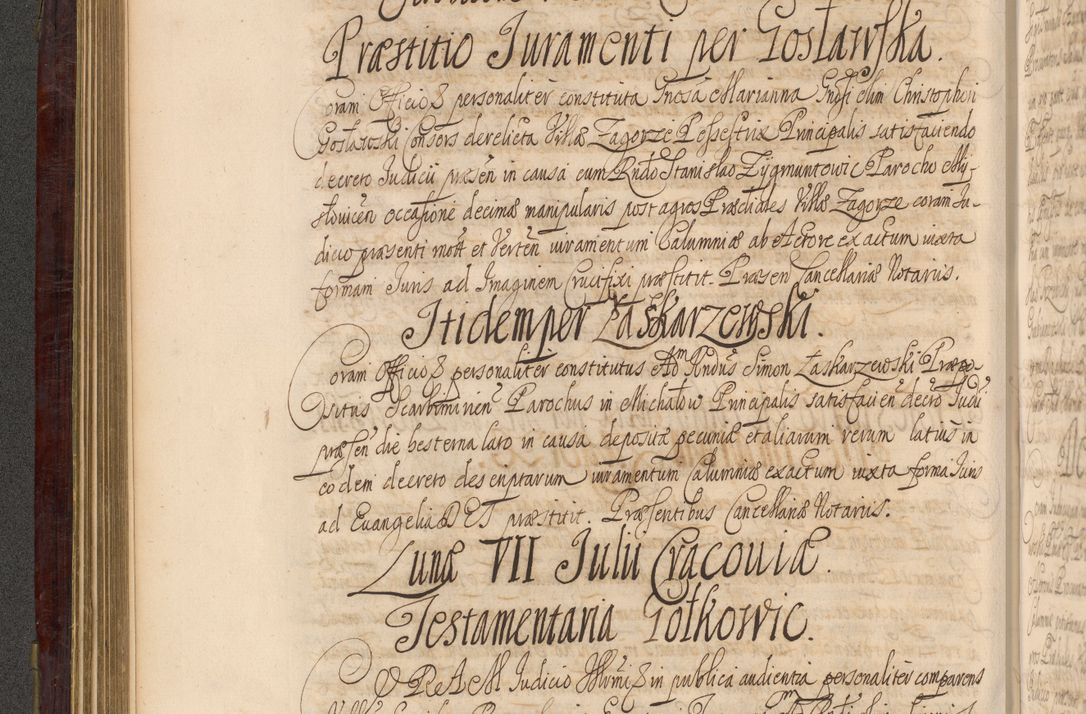 Zdjęcie nr 215 dla obiektu archiwalnego: Acta actorum episcopalium R. D. Andreae Trzebicki ab anno 1670 ad annum 1675 mensem Martinum acticatorum Volumen V
