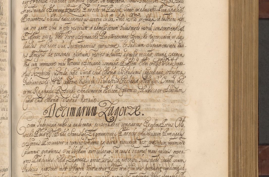 Zdjęcie nr 216 dla obiektu archiwalnego: Acta actorum episcopalium R. D. Andreae Trzebicki ab anno 1670 ad annum 1675 mensem Martinum acticatorum Volumen V