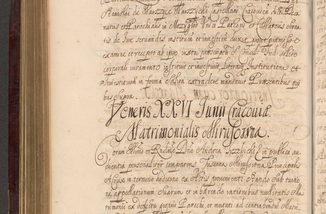 Zdjęcie nr 535 dla obiektu archiwalnego: Acta actorum episcopalium R. D. Andreae Trzebicki ab anno 1670 ad annum 1675 mensem Martinum acticatorum Volumen V