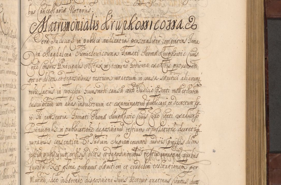 Zdjęcie nr 528 dla obiektu archiwalnego: Acta actorum episcopalium R. D. Andreae Trzebicki ab anno 1670 ad annum 1675 mensem Martinum acticatorum Volumen V