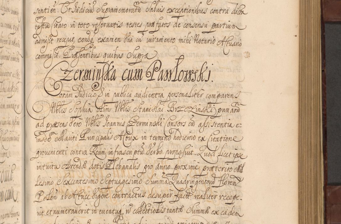 Zdjęcie nr 522 dla obiektu archiwalnego: Acta actorum episcopalium R. D. Andreae Trzebicki ab anno 1670 ad annum 1675 mensem Martinum acticatorum Volumen V