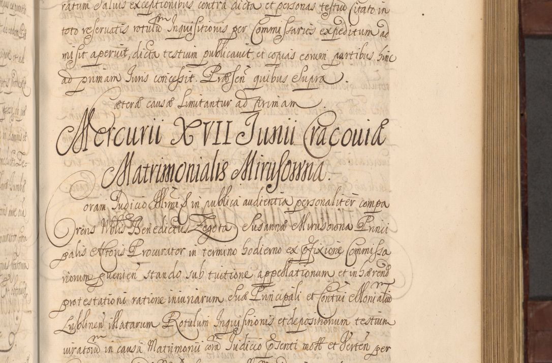 Zdjęcie nr 514 dla obiektu archiwalnego: Acta actorum episcopalium R. D. Andreae Trzebicki ab anno 1670 ad annum 1675 mensem Martinum acticatorum Volumen V