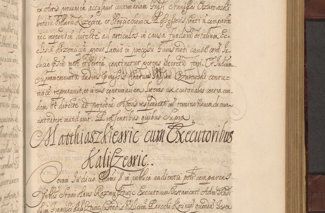 Zdjęcie nr 506 dla obiektu archiwalnego: Acta actorum episcopalium R. D. Andreae Trzebicki ab anno 1670 ad annum 1675 mensem Martinum acticatorum Volumen V