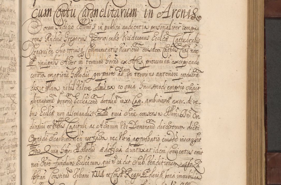 Zdjęcie nr 482 dla obiektu archiwalnego: Acta actorum episcopalium R. D. Andreae Trzebicki ab anno 1670 ad annum 1675 mensem Martinum acticatorum Volumen V